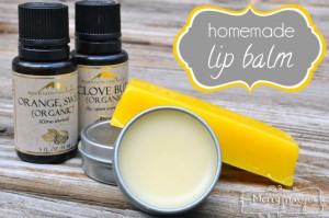 Homemade All-Natural Lip Balm Recipe with Clove and Cinnamon