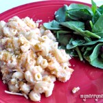 Real and Kid-Friendly Macaroni and Cheese Recipe with Salad and Cumin Vinagrette