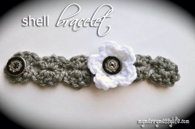 Crochet Shell Bracelet Free Crochet Pattern