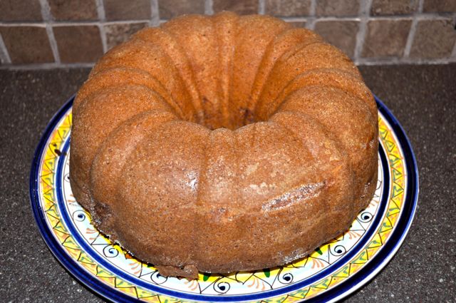 Cinnamon Swirl Sour Cream Cake