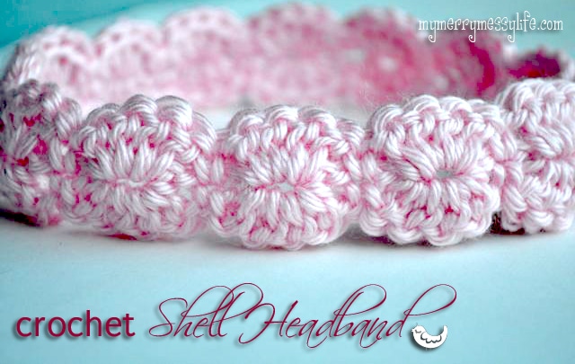 Crochet Shell Headband – Free Crochet Pattern