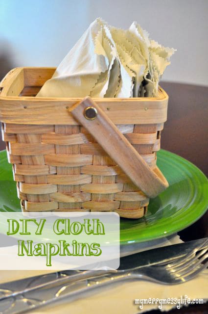How We Ditched Paper Napkins and Went to Only Cloth with No Sewing