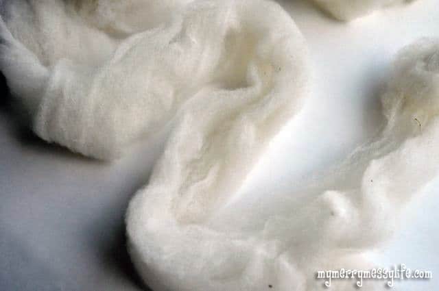 Wool Dryer Balls from Wool Roving