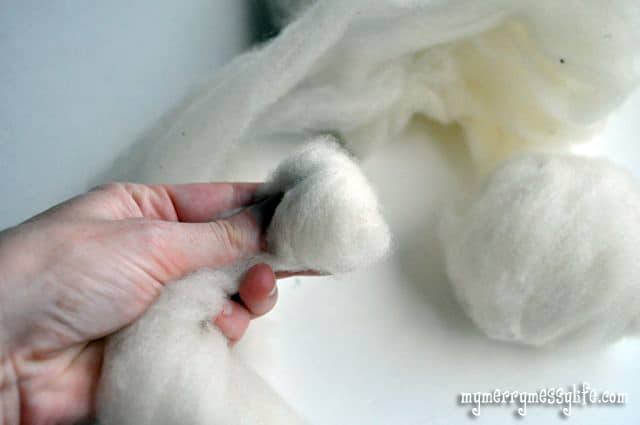 Wool Roving to Make Wool Dryer Balls Tutorial