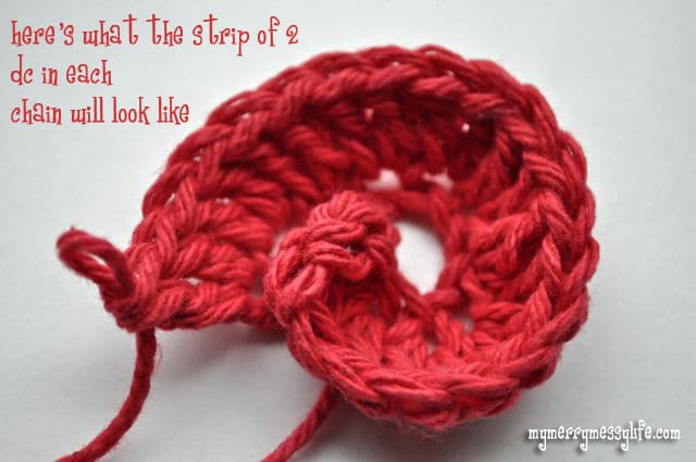 Crochet Rose Pattern and Tutorial - Step 2