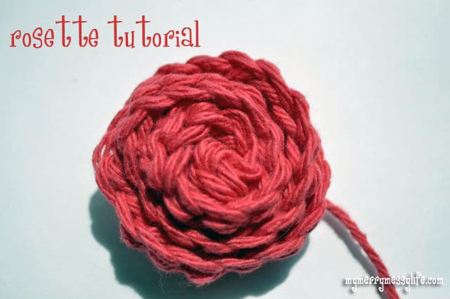 Crochet Rosette Tutorial and Free Pattern