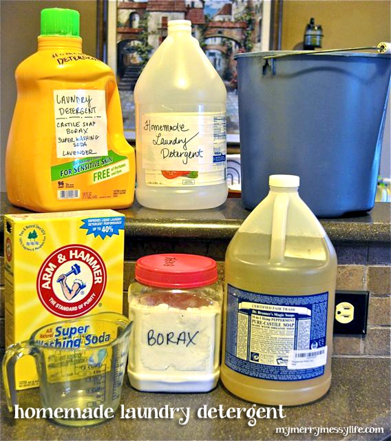 Home-made Laundry Detergent and Softener