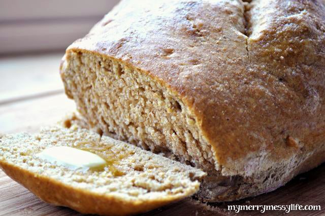 No Yeast Bread Loaf Recipe that's healthy, hearty and delicious