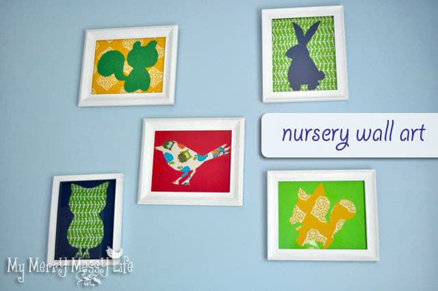 Easy Diy Nursery Wall Art Free Tutorial My Merry Messy Life