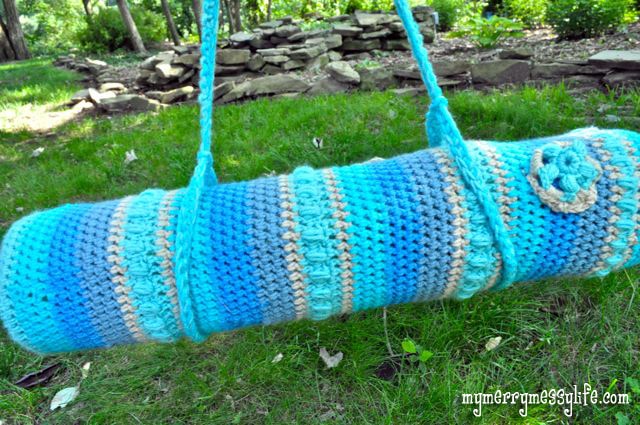 Free Crochet Yoga Mat Bag Pattern