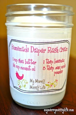 Homemade Natural Diaper Rash Cream