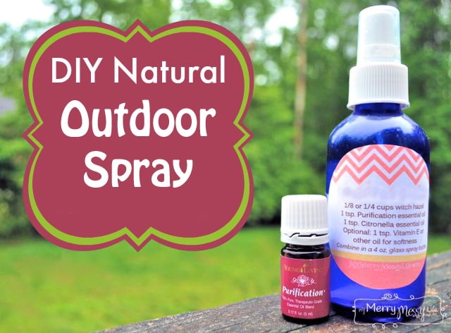 DIY Natural Outdoor Spray to ENJOY Being Outside!