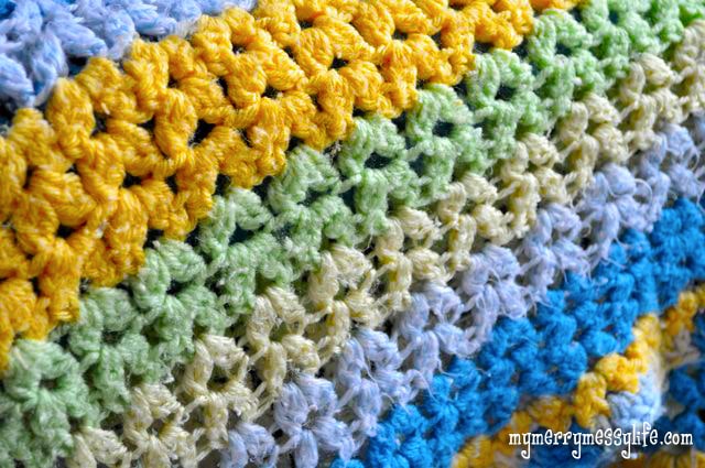 Crochet Cluster V-Stitch Photo Tutorial