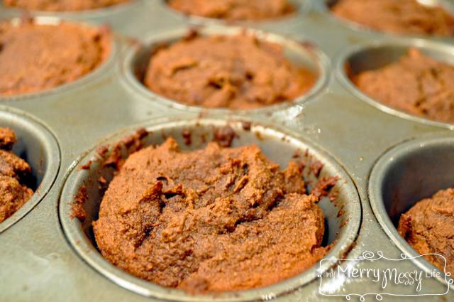 Coconut Flour Banana Chocolate Muffins