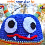 My Merry Messy Life: Crochet Monster Hat - Free Crochet Pattern