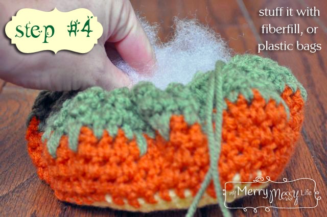 Crochet Pumpkin Pattern Step 4