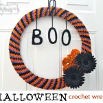My Merry Messy Life: Halloween Crochet Wreath