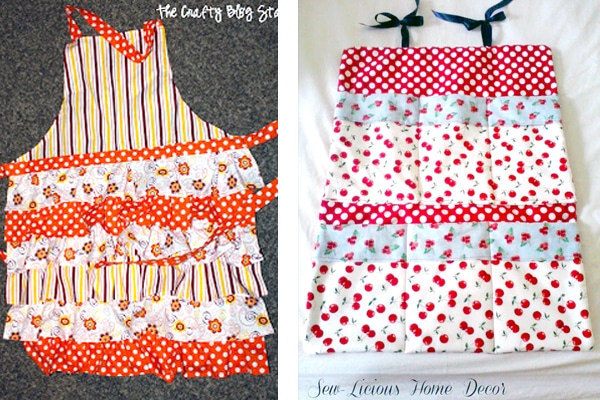 Hookin On Hump Day - Sewing Projects - Apron and Wall Organizer