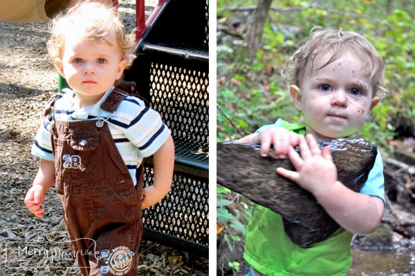 Playing in the Creek