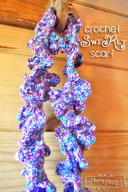 Crochet Swirly Scarf Free Pattern
