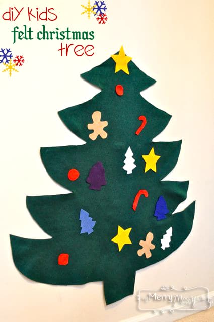 DIY Kids Felt Christmas Tree