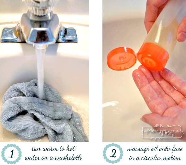 The Oil Cleansing Method Steps 1 and 2