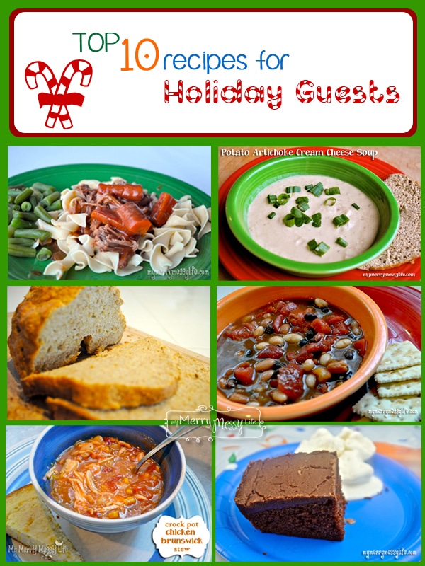 Top 10 Recipes for Holiday Guests and Cooking