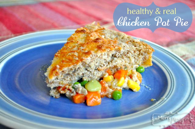 Healthy Chicken Pot Pie Recipe with Real Ingredients