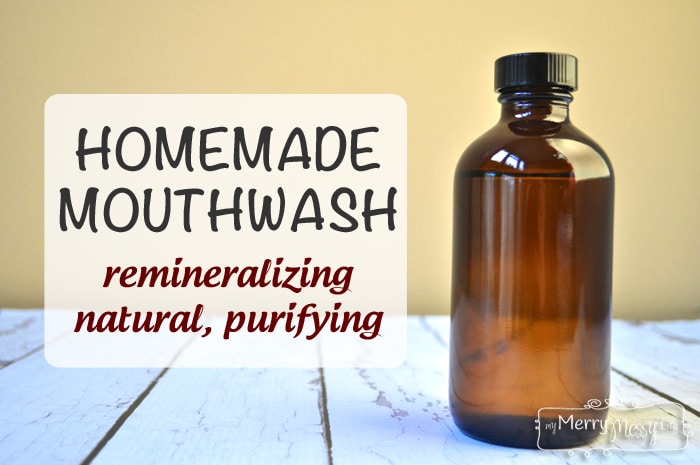 Homemade All-Natural Purifying Mouthwash