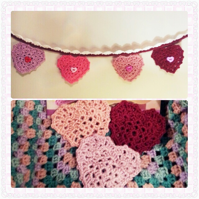 Valentine's Crochet Bunting Pattern