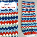 Crochet Raspberry Stitch Baby Cocoon
