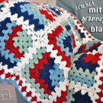 Crochet Mitered Granny Square Baby Blanket