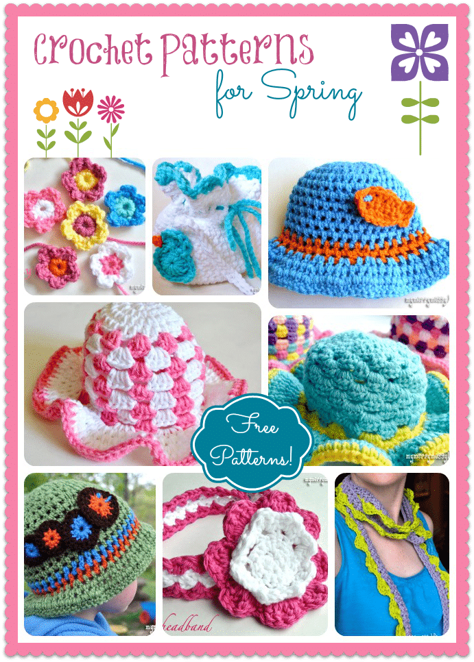 10 Free Crochet Patterns for Spring