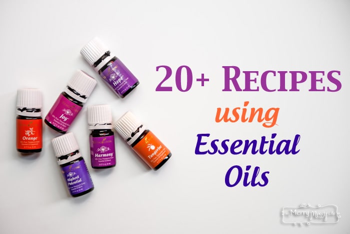 20 Plus Recipes Using Essential Oils