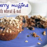 My Merry Messy Life: Blueberry Wheat and Oat Muffins Recipe