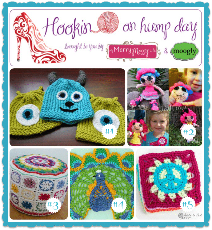 My Merry Messy Life: Hookin On Hump Day #47 - Link Party for the Fiber Arts Featured Projects
