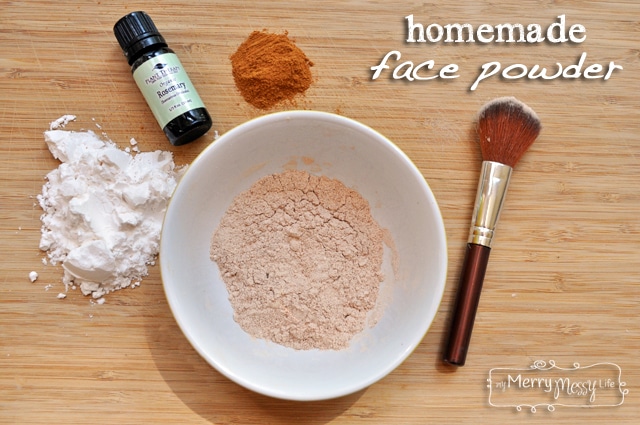 My Merry Messy Life: Homemade All Natural Face Powder Recipe - Use ingredients found in your kitchen!