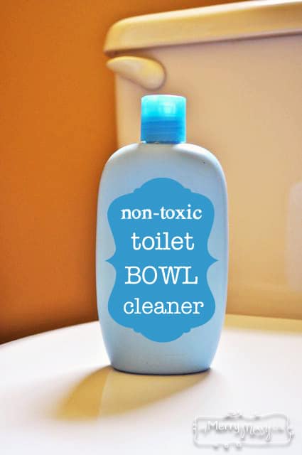 My Merry Messy Life: Non Toxic Homemade Toilet Bowl Cleaner with Castile Soap, Baking Soda and Essential Oils