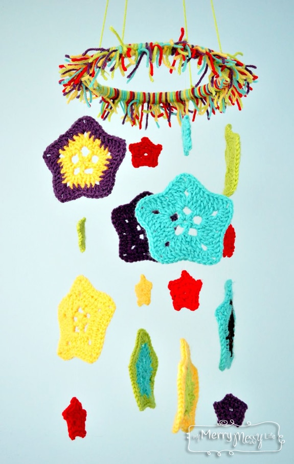 Crochet Star Baby Mobile Pattern