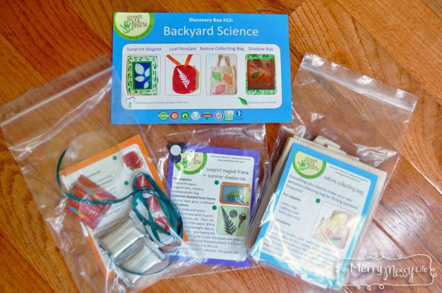 Green Kids Crafts Backyard Science Discovery Box Review