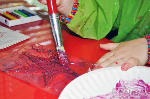 My Merry Messy Life: Stamping Our Nature Collection Bag