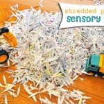 My Merry Messy Life: Shredded Paper Sensory Fun Play for Kids