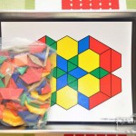 My Merry Messy Life: Montessori Inspired Preschool Tray Activities - Pattern Blocks
