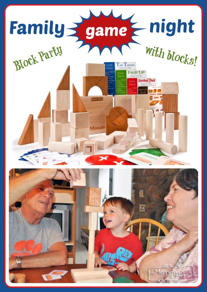 Family Game Night with Blocks
