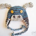 Free Crochet Pattern for a Classy Moose Beanie via My Merry Messy Life