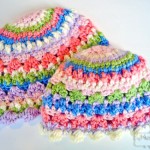Sugar Love Crochet Baby Girl Beanie Hat - Free Crochet Pattern
