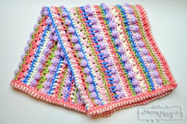Sugar Love Crochet Baby Blanket - Free Crochet Pattern