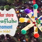Dollar Store Christmas Tree Ornament Craft for Kids
