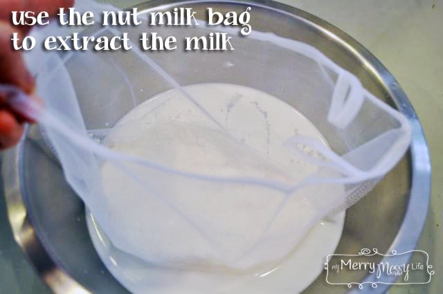 How to Make Coconut Milk - Extract the Milk with a Nut Milk Bag