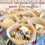 Coconut Banana Chocolate Muffin Recipe - Grain-Free, GAPS, Paleo and healthy!
